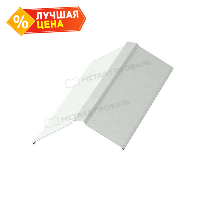 Планка конька плоского 120х120х2000 NormanMP (ПЭ-01-9006-0.5)